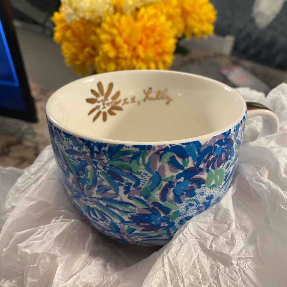 Lilly Pulitzer Ceramic Mug Set of 2 NWT